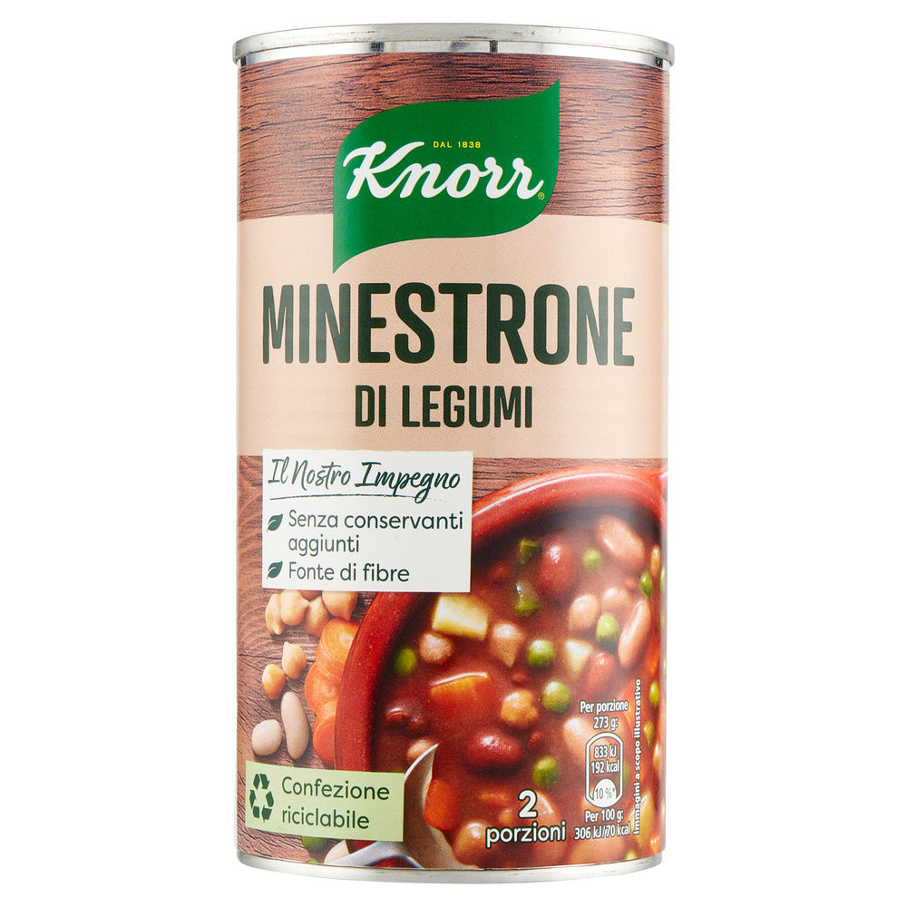 MINESTRONE DI LEGUMI KNORR LATTINA G 545 - 5