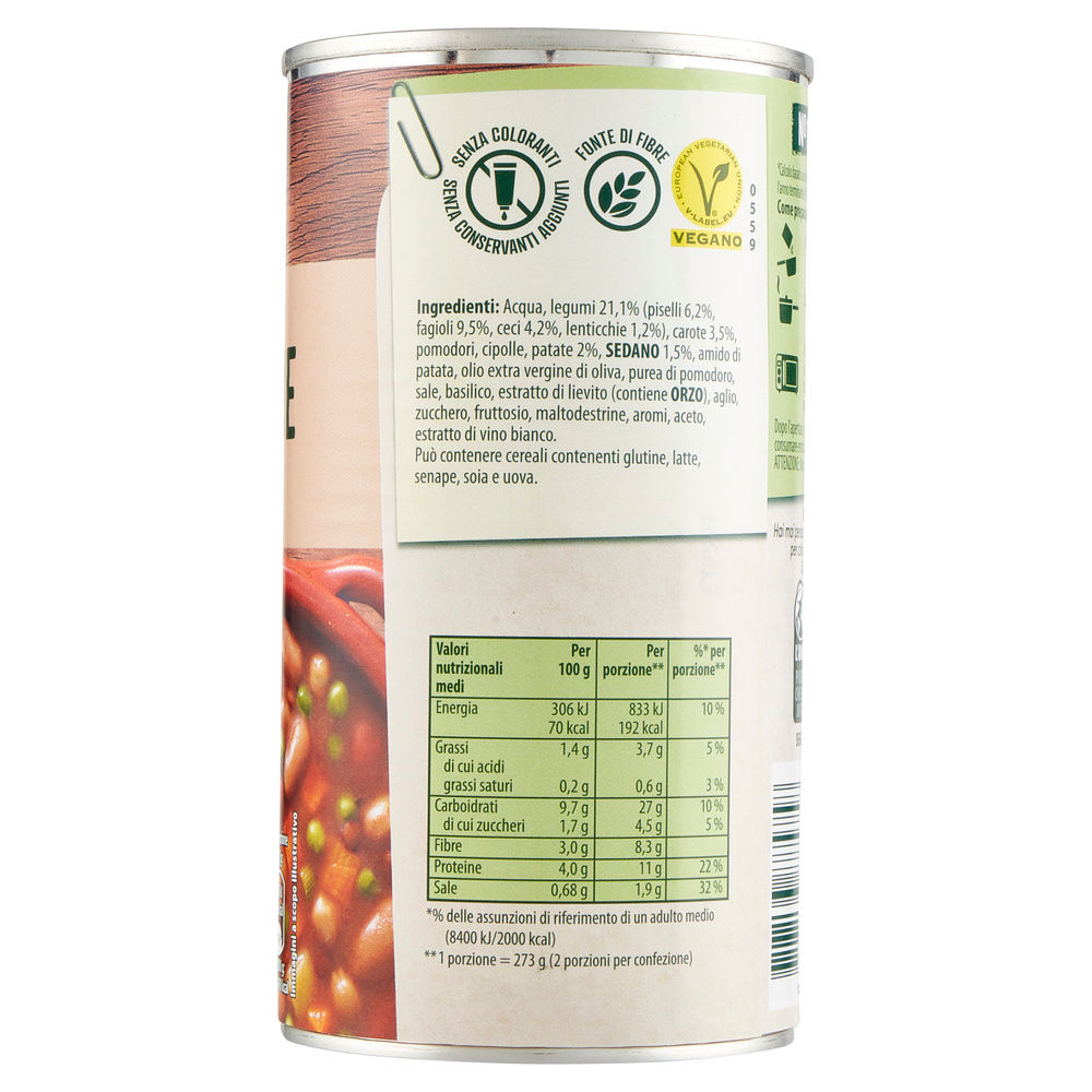 MINESTRONE DI LEGUMI KNORR LATTINA G 545 - 7