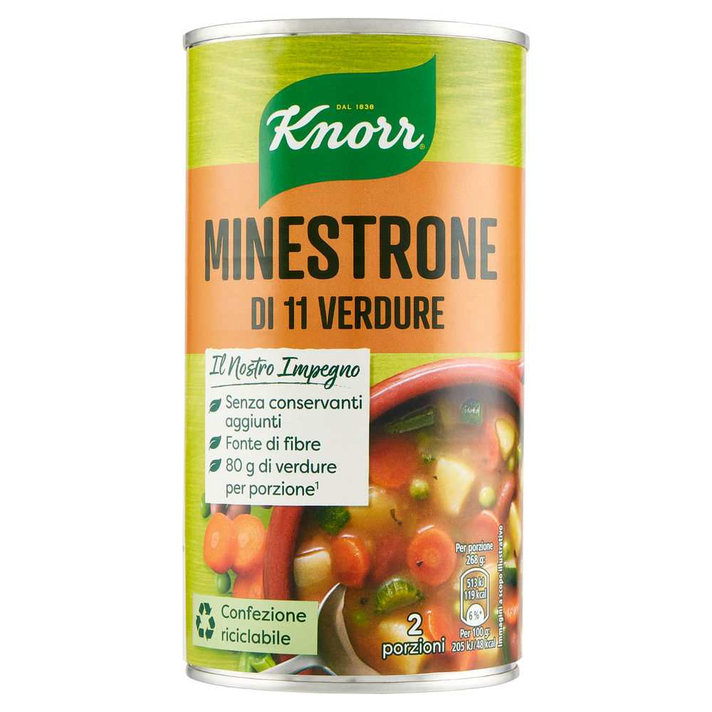 MINESTRONE DI VERDURA KNORR LATTINA G 535 - 0