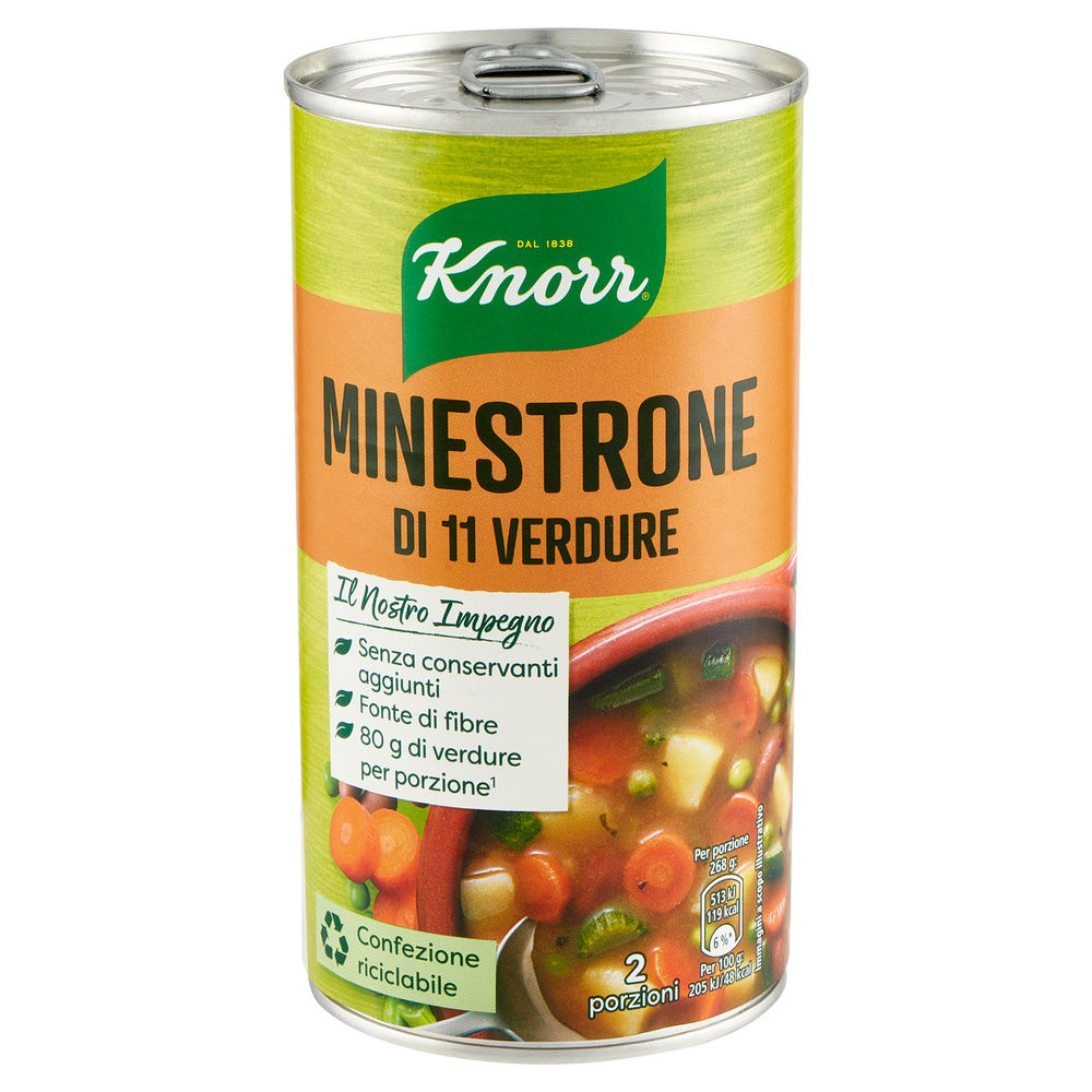 MINESTRONE DI VERDURA KNORR LATTINA G 535 - 7