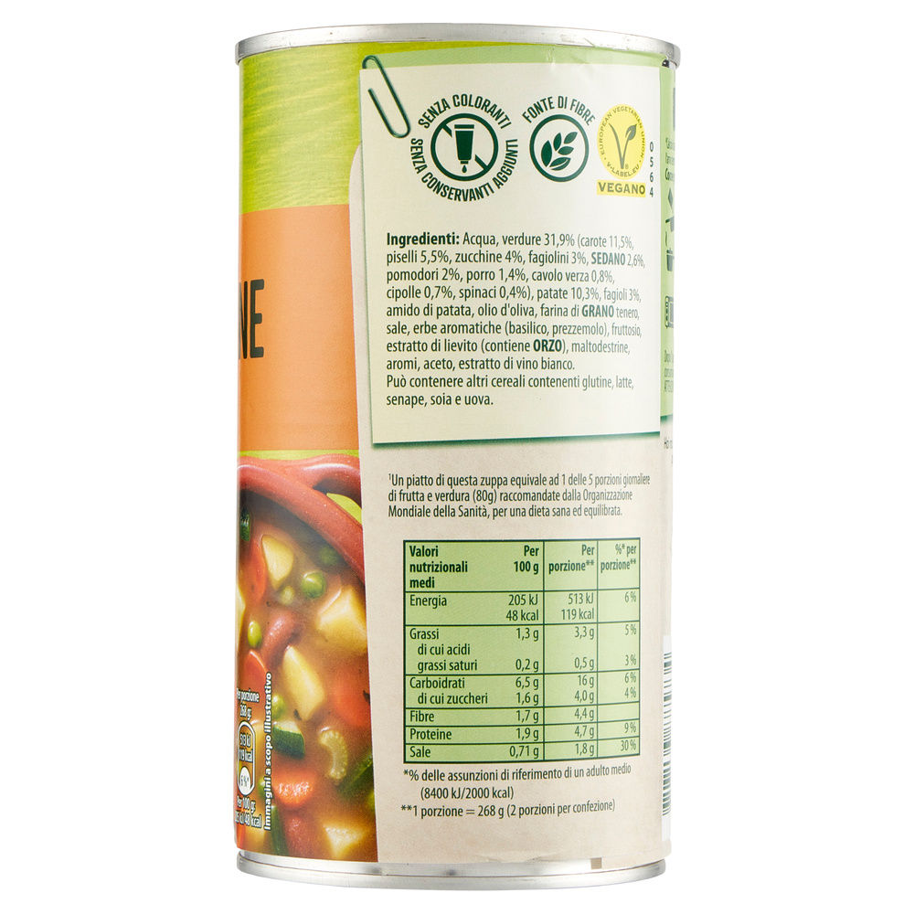 MINESTRONE DI VERDURA KNORR LATTINA G 535 - 6