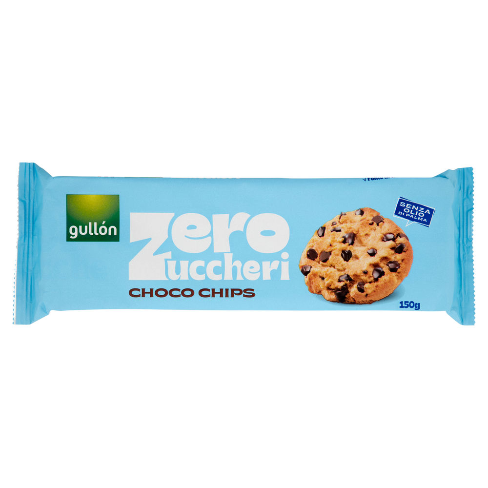 BISCOTTI CHOCO CHIPS ZERO ZUCCHERI GULLON SCATOLA G 150 - 0