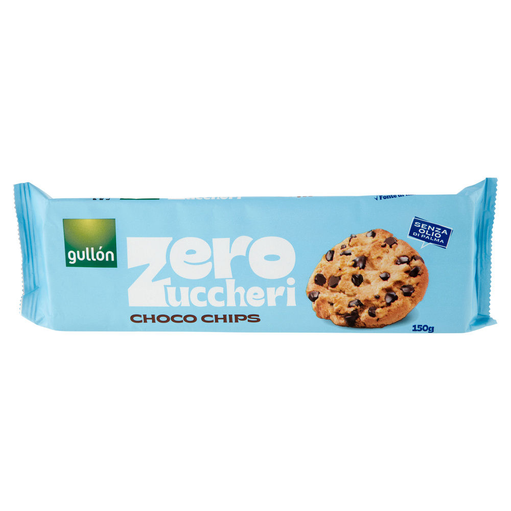 BISCOTTI CHOCO CHIPS ZERO ZUCCHERI GULLON SCATOLA G 150 - 7