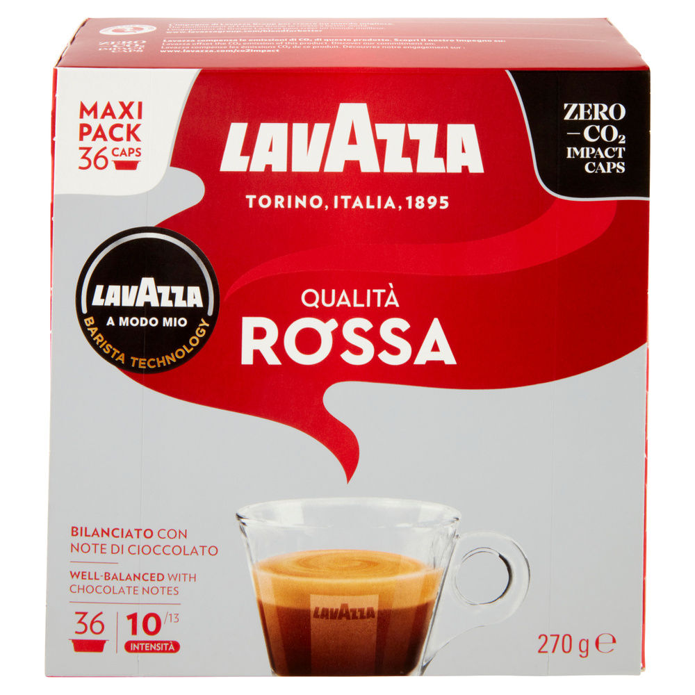 CAFFÈ QUALITA' ROSSA A MODO MIO LAVAZZA 36CAPS G 270 - 3