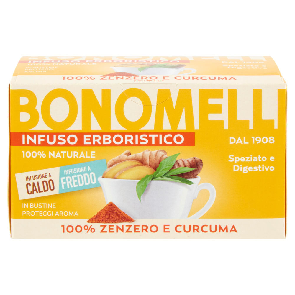 INFUSO BONOMELLI ZENZERO & CURCUMA 16 FILTRI G 32 - 7