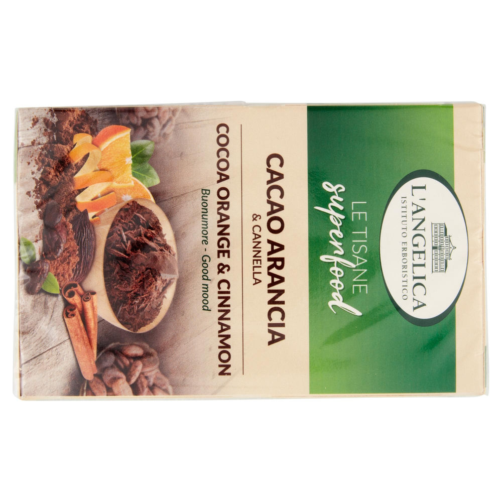 TISANA SUPERFOOD CACAO ARANCIA E CANNELLA L'ANGELICA 18F. G 39,6 - 1