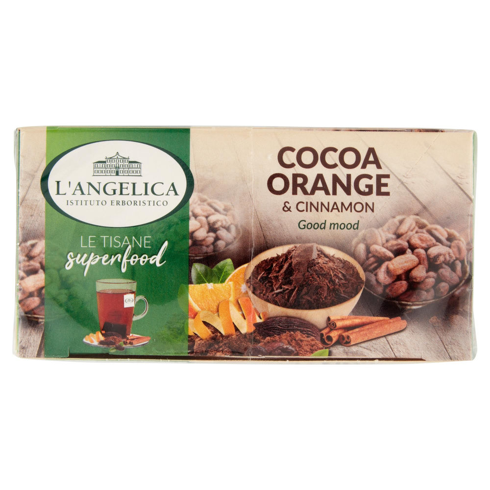 TISANA SUPERFOOD CACAO ARANCIA E CANNELLA L'ANGELICA 18F. G 39,6 - 4