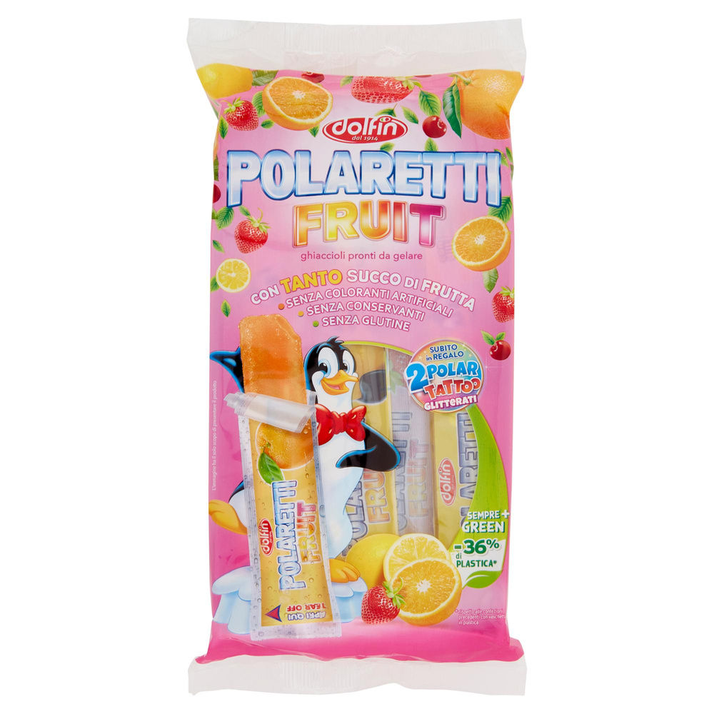 POLARETTI FRUIT GIRL GREEN DOLFIN AMARENA FRAGOLA ARANCIA LIMONE 42MLX10PZ ML420 - 0