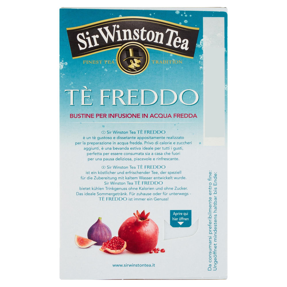 TE' VERDE FREDDO FICO MELOGRANO SIR WINSTON SCATOLA G. 45 - 1