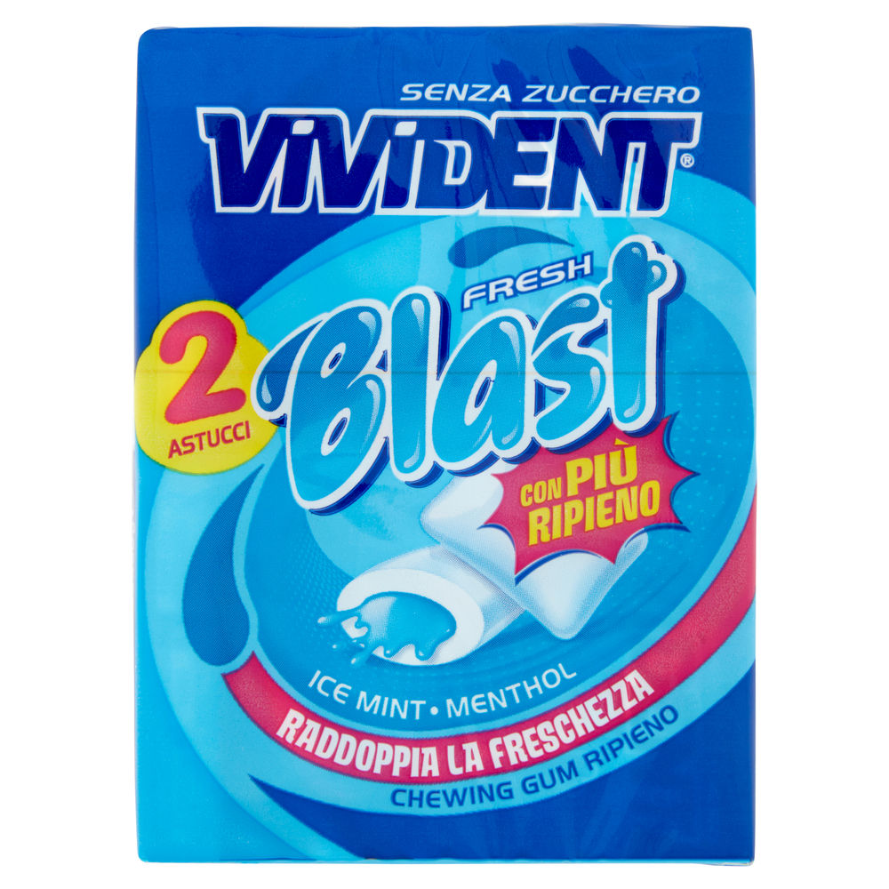 Chewing gum vivident blast mint multipack pz 2 g 60