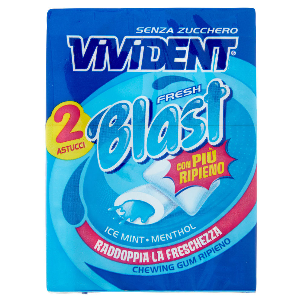 CHEWING GUM VIVIDENT BLAST MINT MULTIPACK PZ 2 G 60 - 7