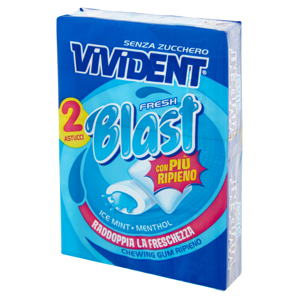 CHEWING GUM VIVIDENT BLAST MINT MULTIPACK PZ 2 G 60 - 3