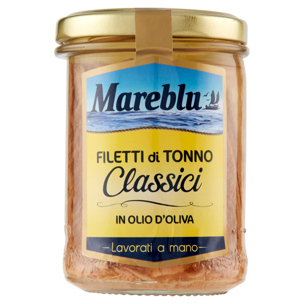 FILETTI TONNO MAREBLU OLIO VETRO G 180 - 0