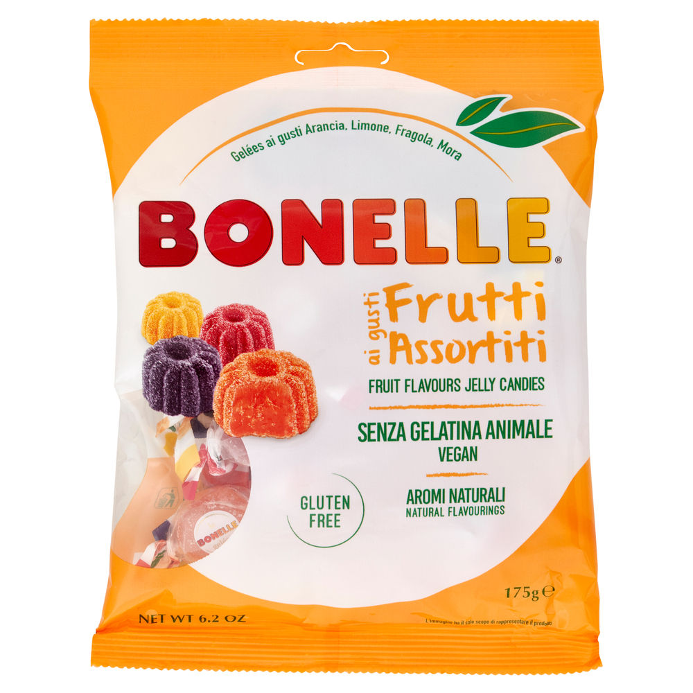 CARAMELLE MORBIDE GELÉE GUSTI DI FRUTTA BONELLE BUSTA G 175 - 0