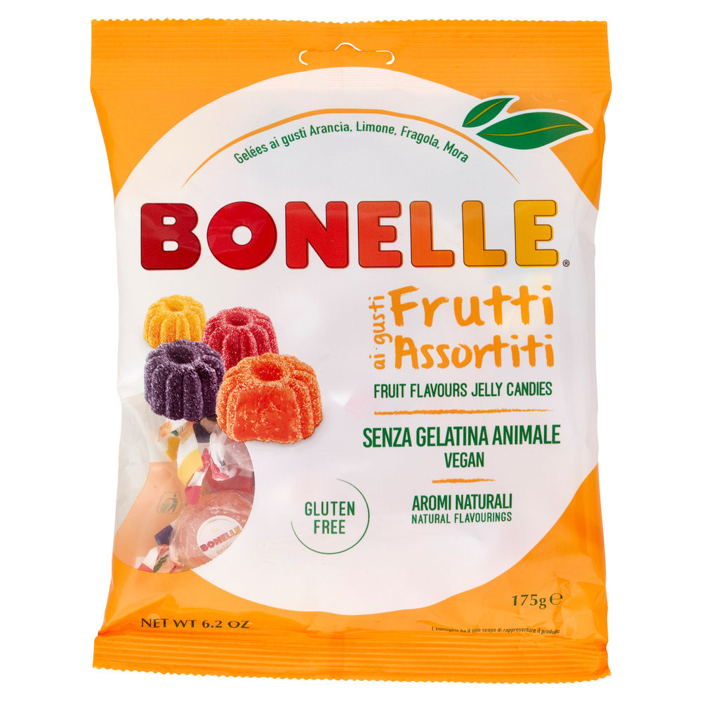 CARAMELLE MORBIDE GELÉE GUSTI DI FRUTTA BONELLE BUSTA G 175 - 2