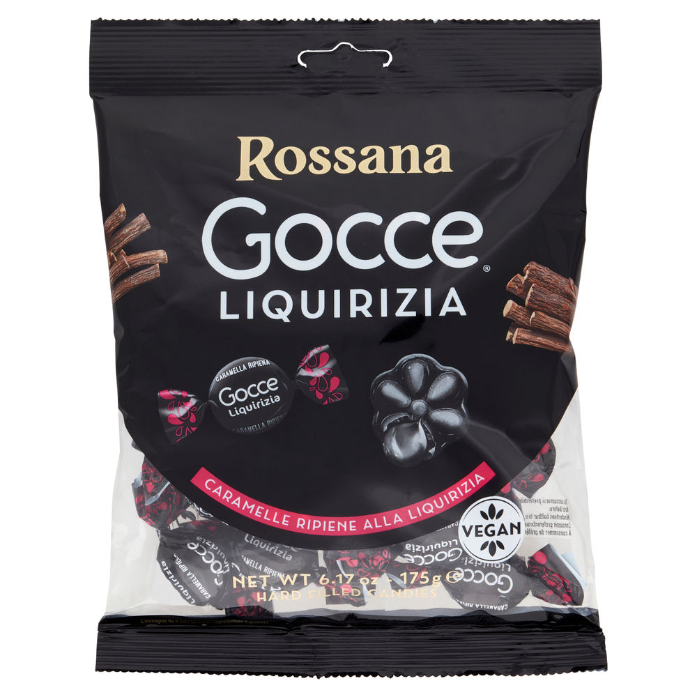 CARAMELLE RIPIENE ALLA LIQUIRIZIA GOCCE BUSTA G 175 - 0