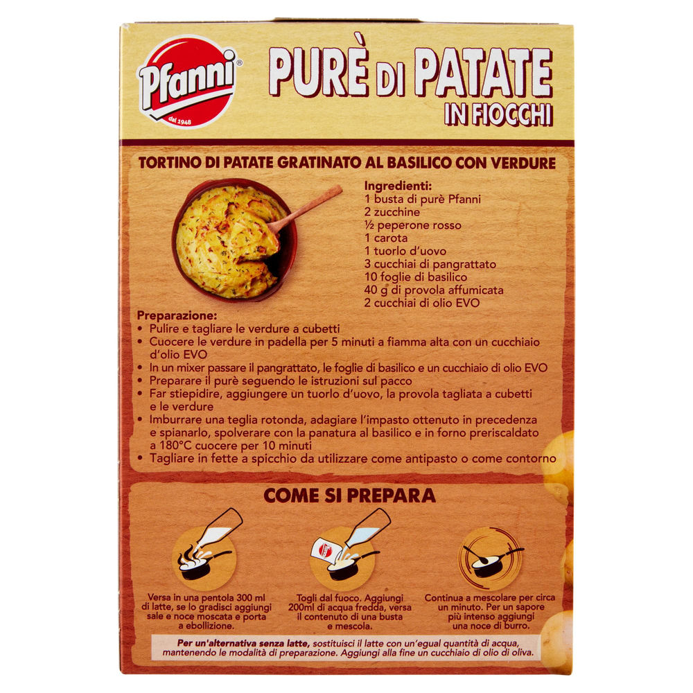 PURE' DI PATATE PFANNI 4 BUSTE SCATOLA G 300 - 1