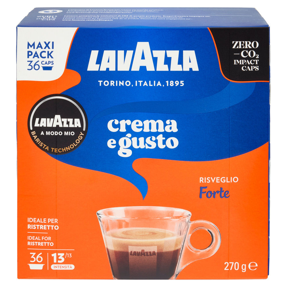 CAPSULE LAVAZZA A MODO MIO CREMA E GUSTO FORTE 36PZ SC G 270 - 5