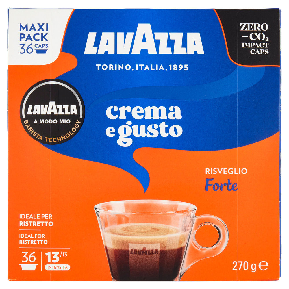 CAPSULE LAVAZZA A MODO MIO CREMA E GUSTO FORTE 36PZ SC G 270 - 6