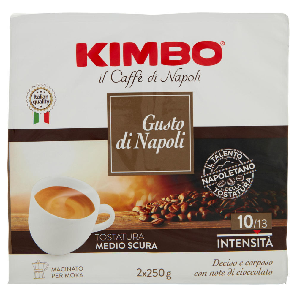 CAFFE' KIMBO GUSTO DI NAPOLI G 250X2PZ BUSTA G 500 - 0