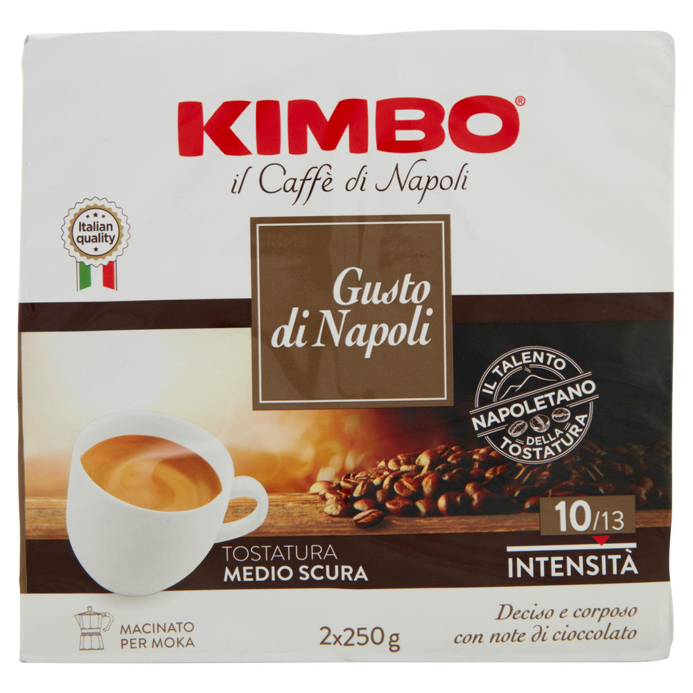 CAFFE' KIMBO GUSTO DI NAPOLI G 250X2PZ BUSTA G 500 - 7