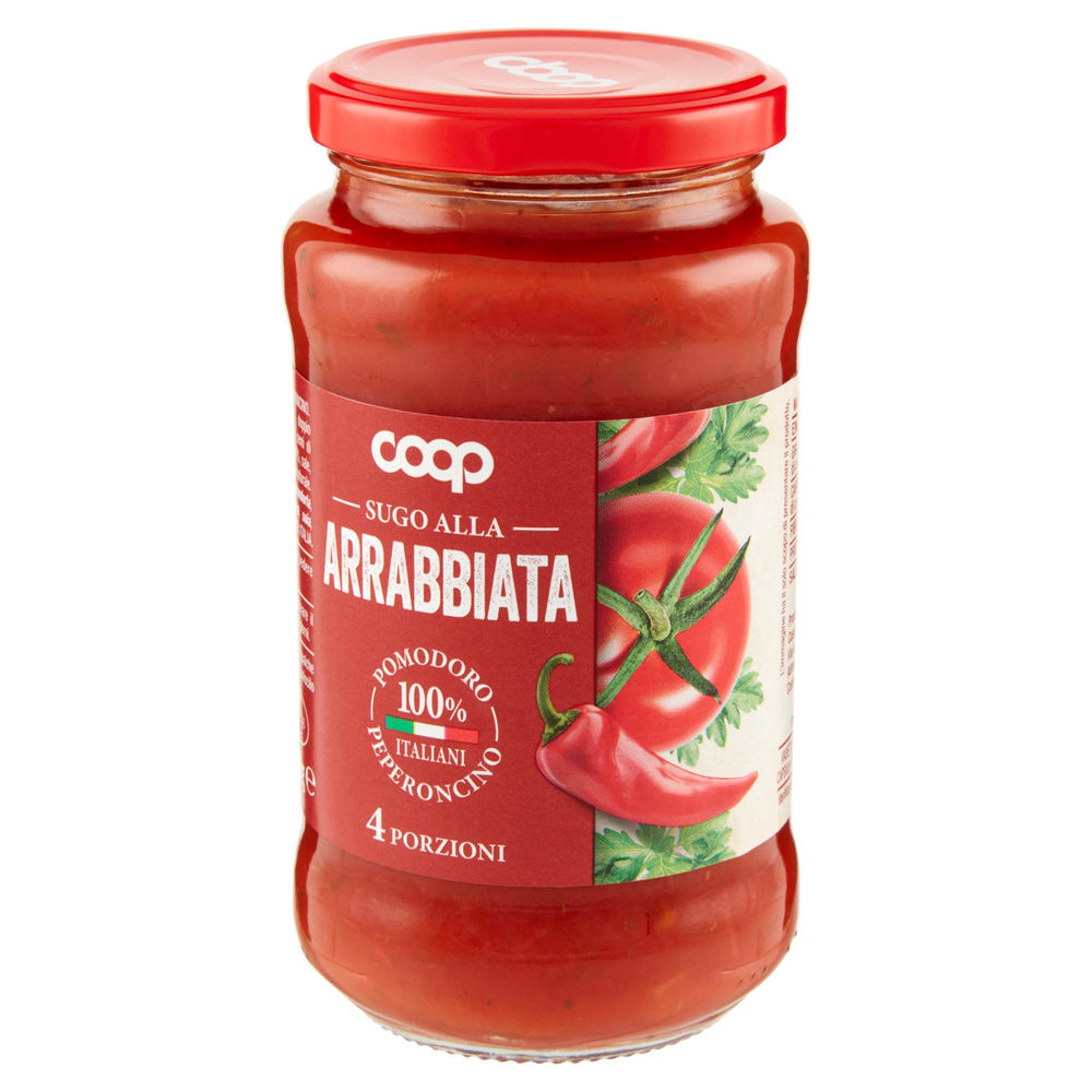 SUGO ALL'ARRABBIATA COOP VASO VETRO G 400 - 7