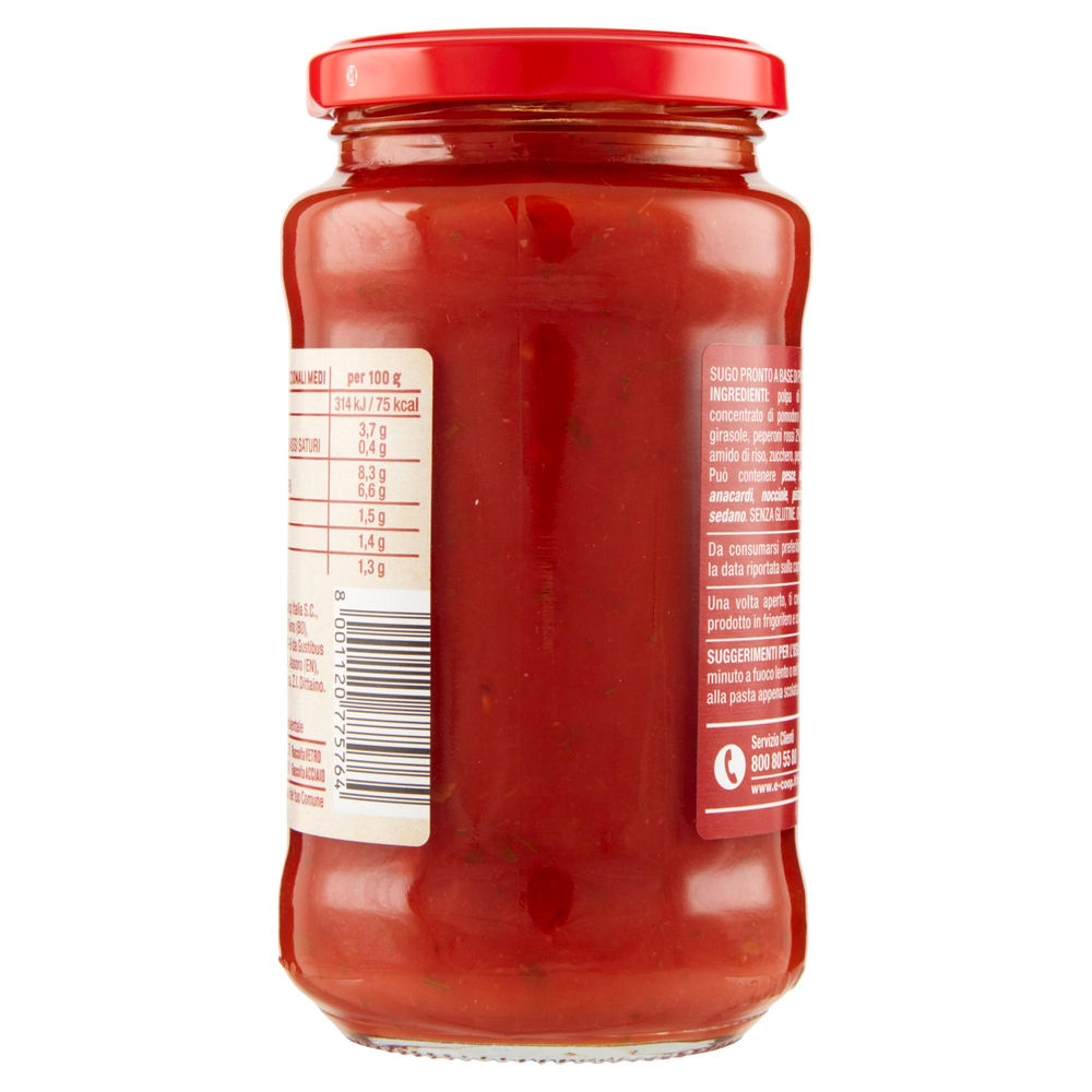 SUGO ALL'ARRABBIATA COOP VASO VETRO G 400 - 1