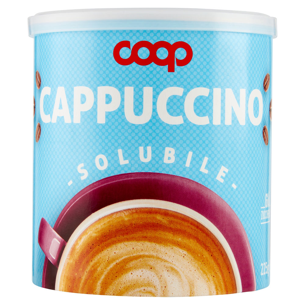 Cappuccino solubile coop barattolo g 225