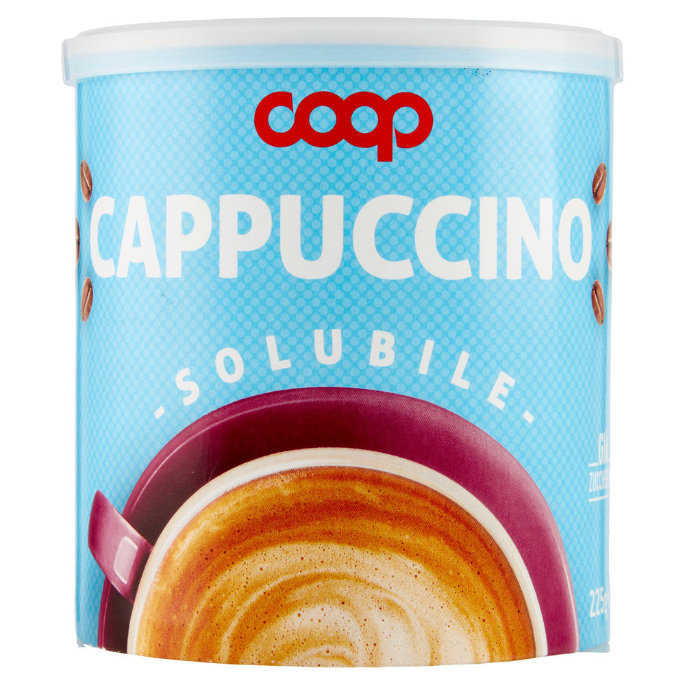 CAPPUCCINO SOLUBILE COOP BARATTOLO G 225 - 3