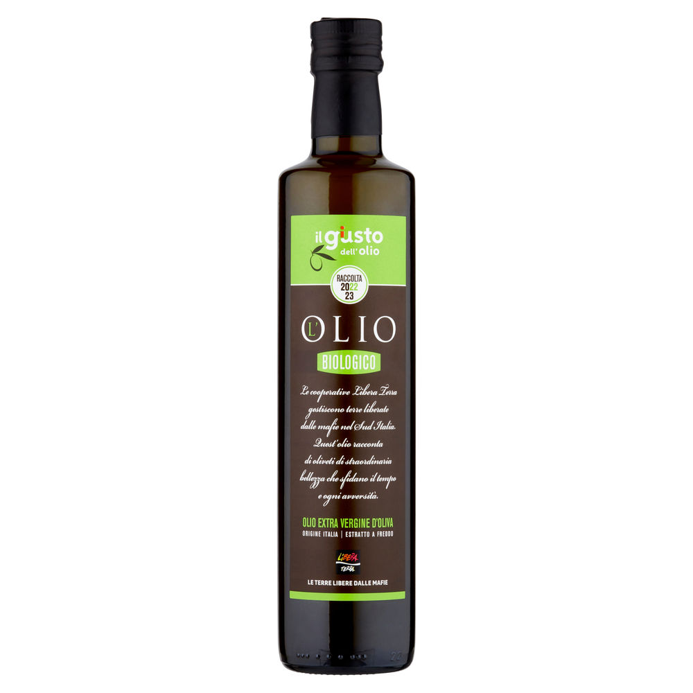 OLIO EXTRAVERGINE D'OLIVA BIO LIBERA TERRA BOTTIGLIA ML. 500 - 0