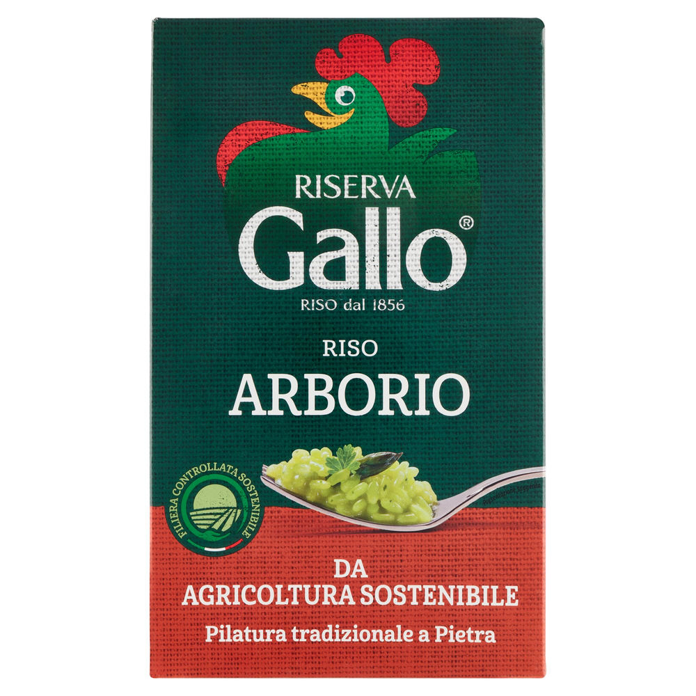 Riso arborio sostenibile gallo kg 1