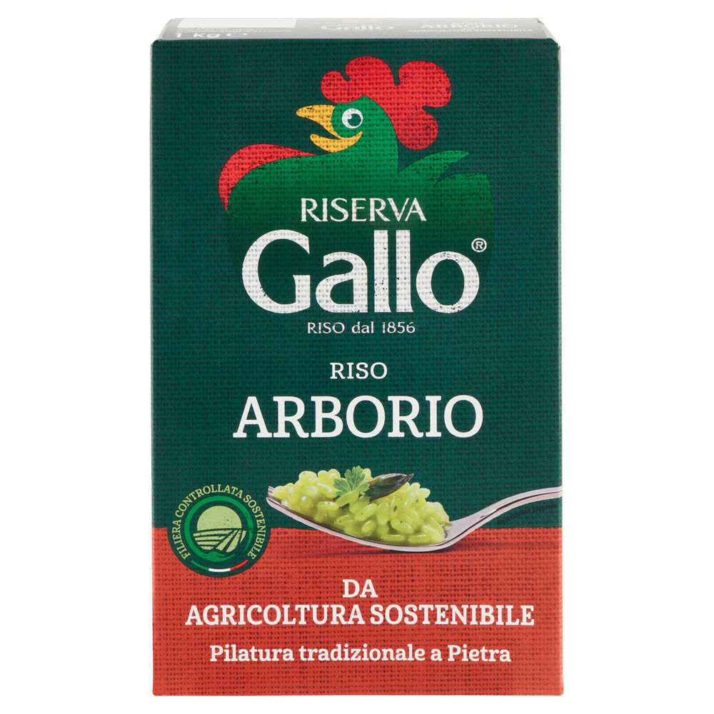 RISO ARBORIO SOSTENIBILE GALLO KG 1 - 4