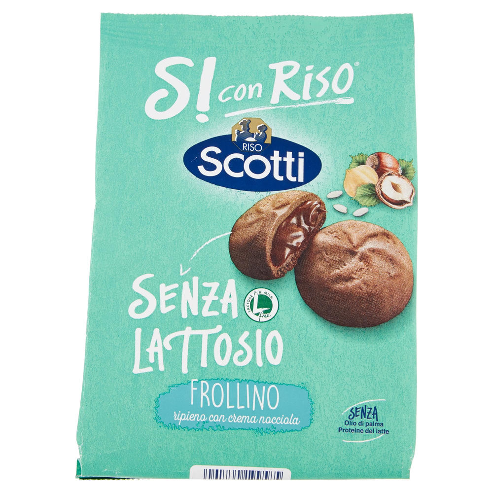 FROLLINI RIPIENI DI CREMA ALLA NOCCIOLA SI CON RISO SENZA LATTOSIO SCOTTI G 200 - 4