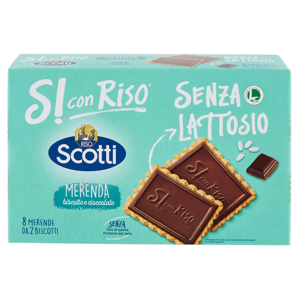 MERENDA BISCOTTO E CIOCCOLATO SI CON RISO SCOTTI G. 200 - 4