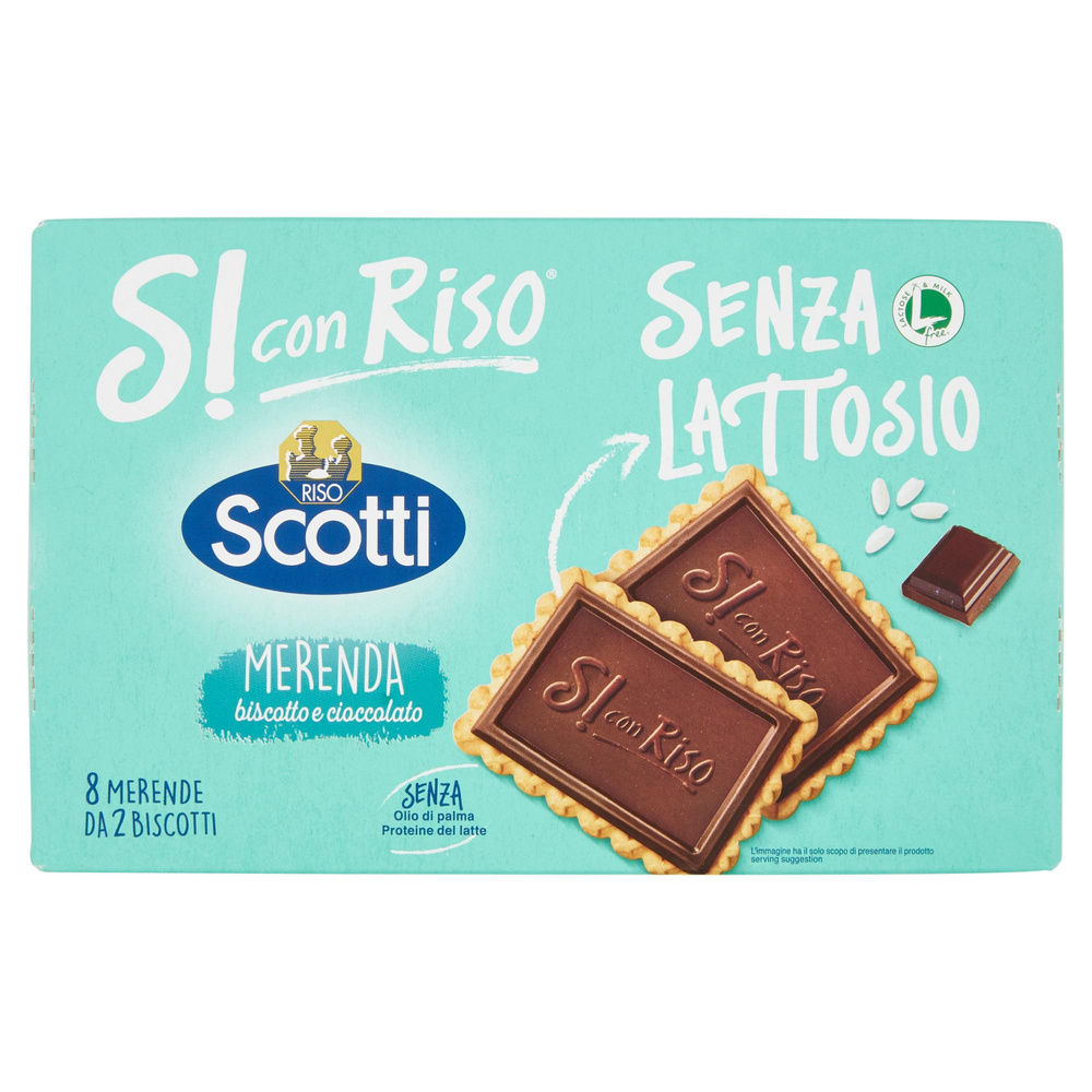 MERENDA BISCOTTO E CIOCCOLATO SI CON RISO SCOTTI G. 200 - 6