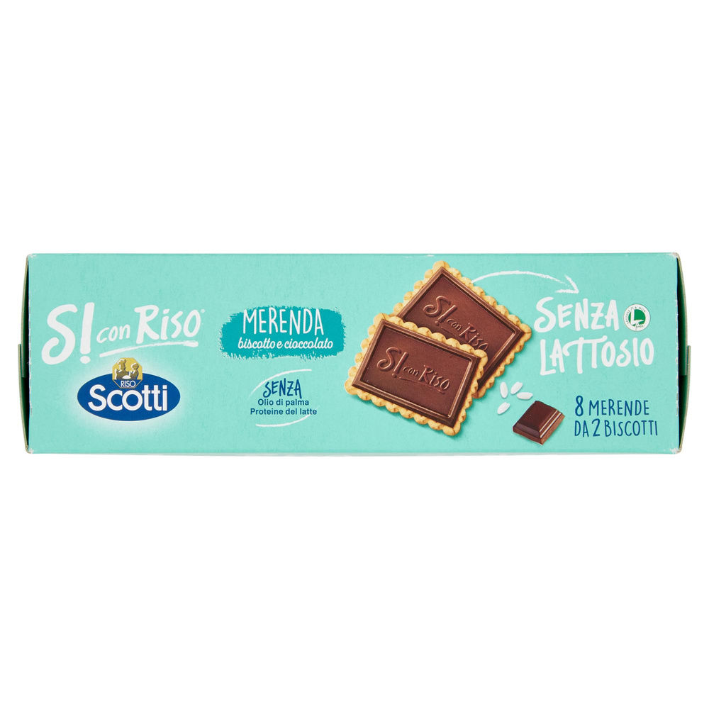 MERENDA BISCOTTO E CIOCCOLATO SI CON RISO SCOTTI G. 200 - 5