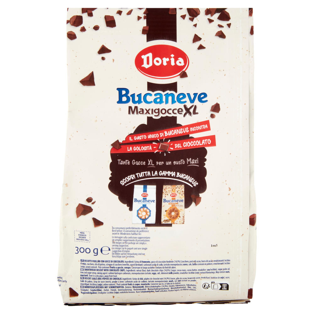 BISCOTTI BUCANEVE MAXIGOCCE DORIA SACCHETTO G 300 - 1