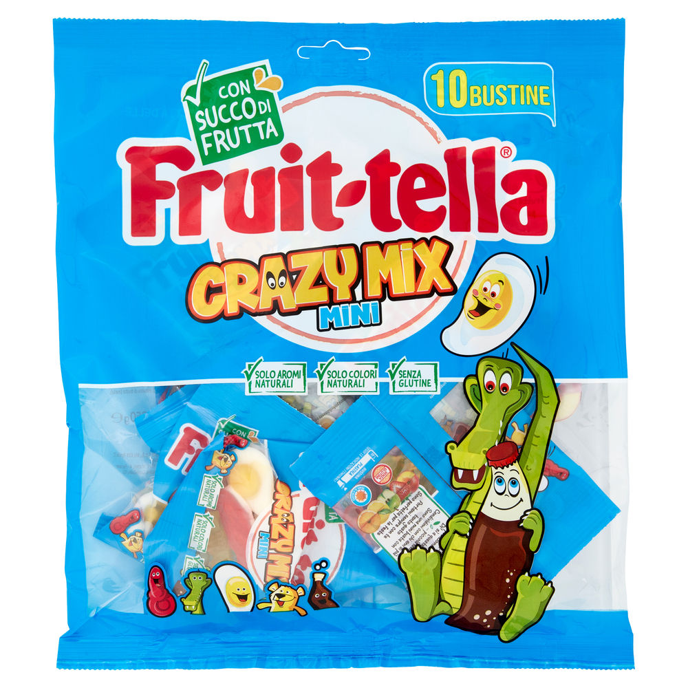 CARAMELLE FRUITTELLA CRAZY BAG BUSTA G 250 - 0