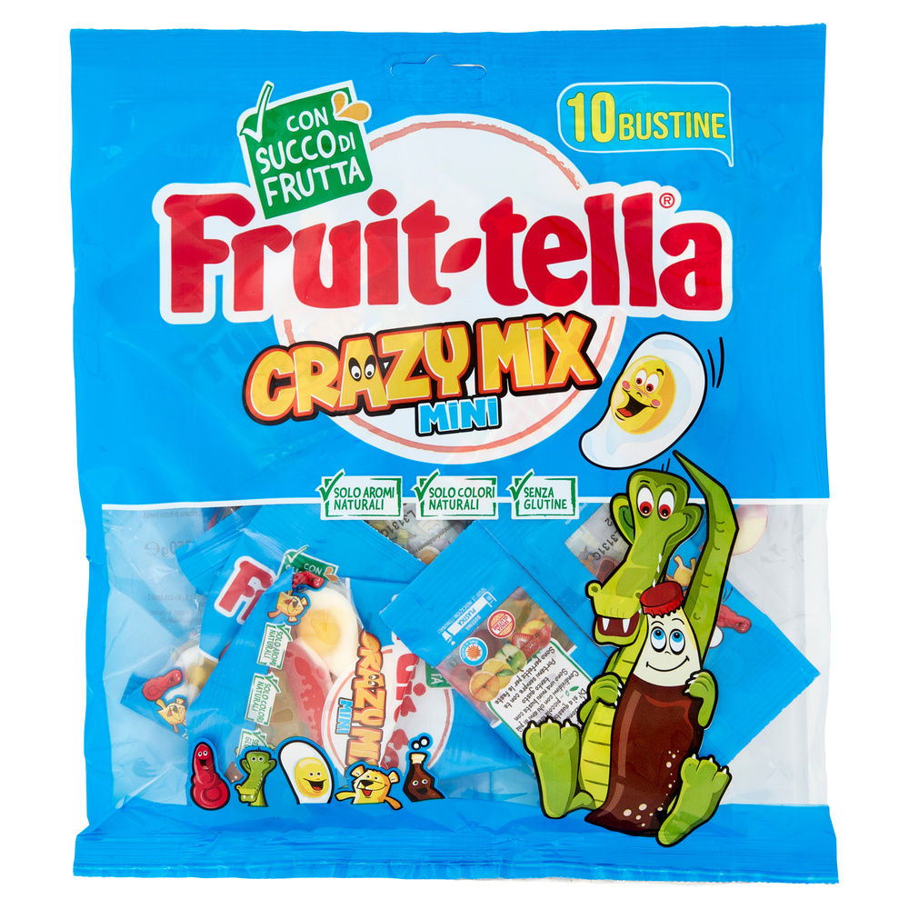 CARAMELLE FRUITTELLA CRAZY BAG BUSTA G 250 - 7