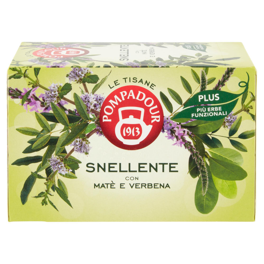 TISANA SNELLENTE PLUS CON MATE' E VERBENA POMPADOUR SC G 39,6 - 5