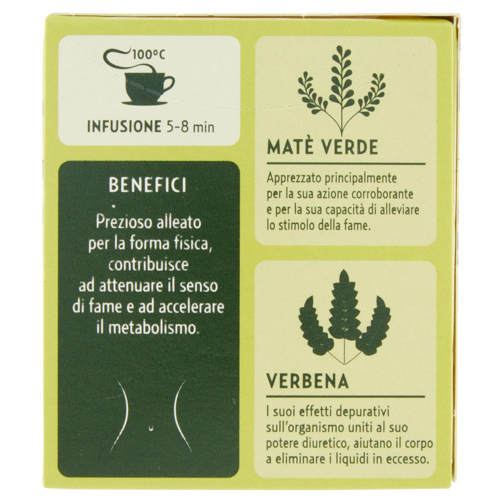 TISANA SNELLENTE PLUS CON MATE' E VERBENA POMPADOUR SC G 39,6 - 4