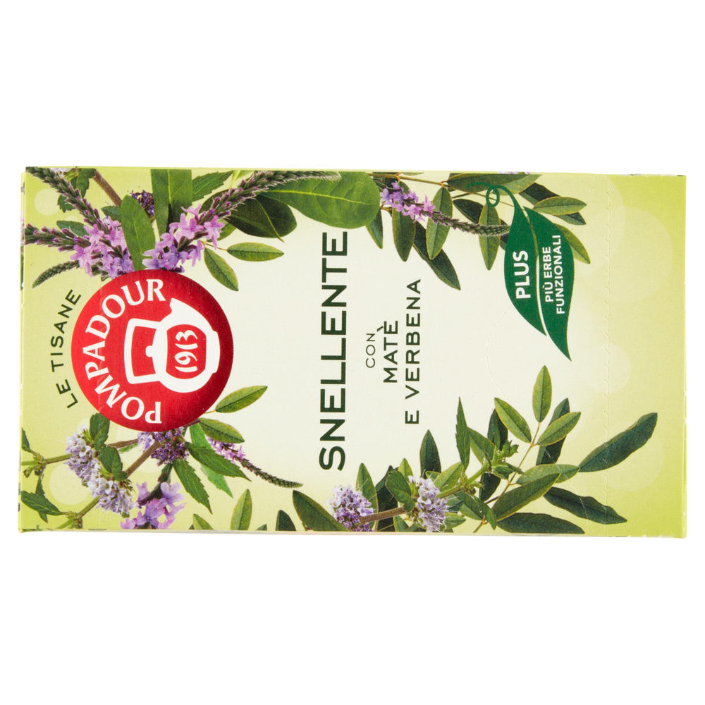 TISANA SNELLENTE PLUS CON MATE' E VERBENA POMPADOUR SC G 39,6 - 3