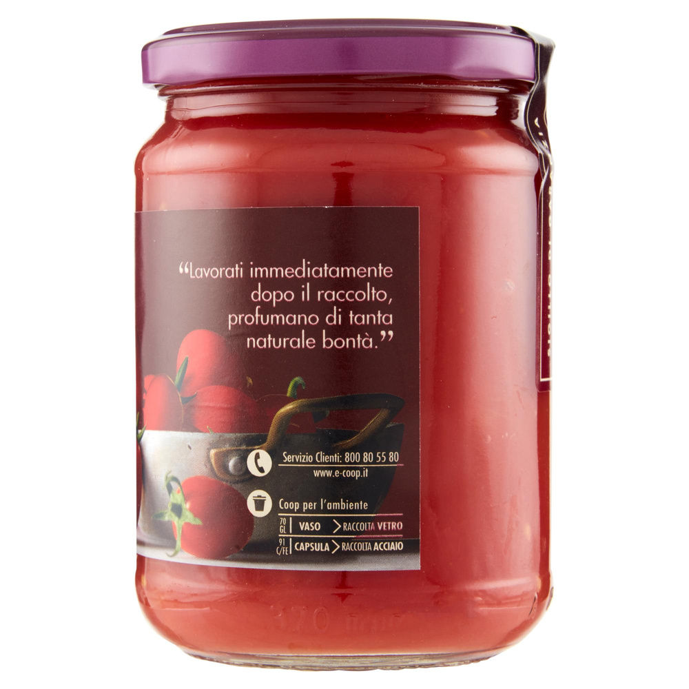 POMODORO DATTERINO ROSSO INTERO PELATO IN SUCCO DI DATTERINO ROSSO FF COOP G 350 - 4