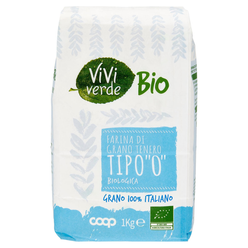 FARINA DI GRANO TENERO TIPO 0 BIO VIVIVERDE COOP SACCHETTO KG 1 - 7