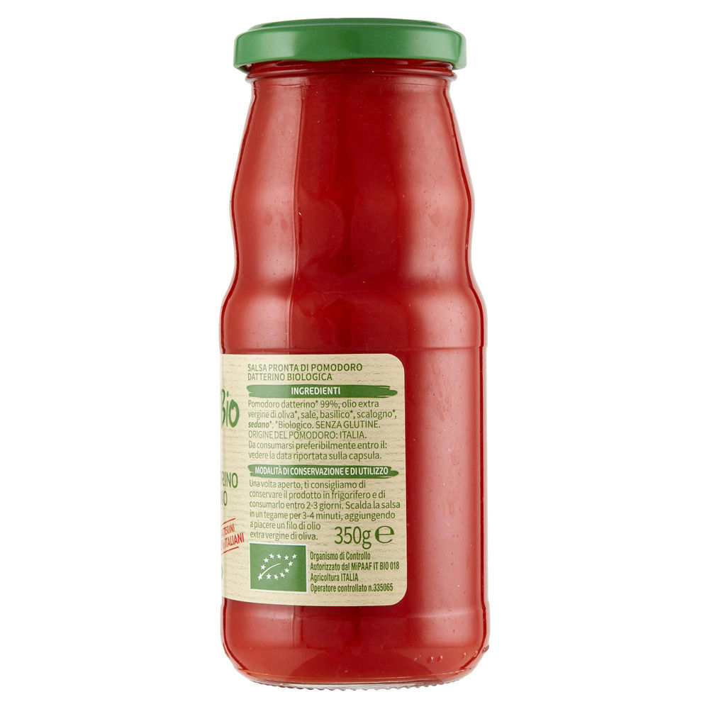 SALSA DI POMODORINO DATTERINO BIOLOGICA COOP VIVIVERDE G 350 - 3