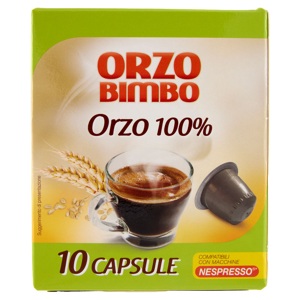 ORZOBIMBO CAPSULE PER MACCHINE NESPRESSO SACCHETTO PZ.10 X G 2,7 - 1