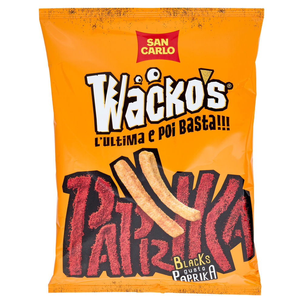 PATATINE WACKO'S BLACKS PAPRIKA SAN CARLO BUSTA G 90 - 4