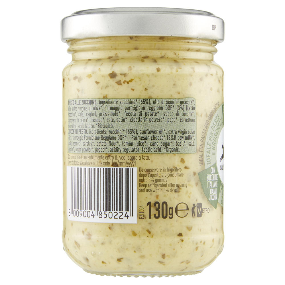 PESTO ALLE ZUCCHINE BIO ALCE NERO G 130 - 4