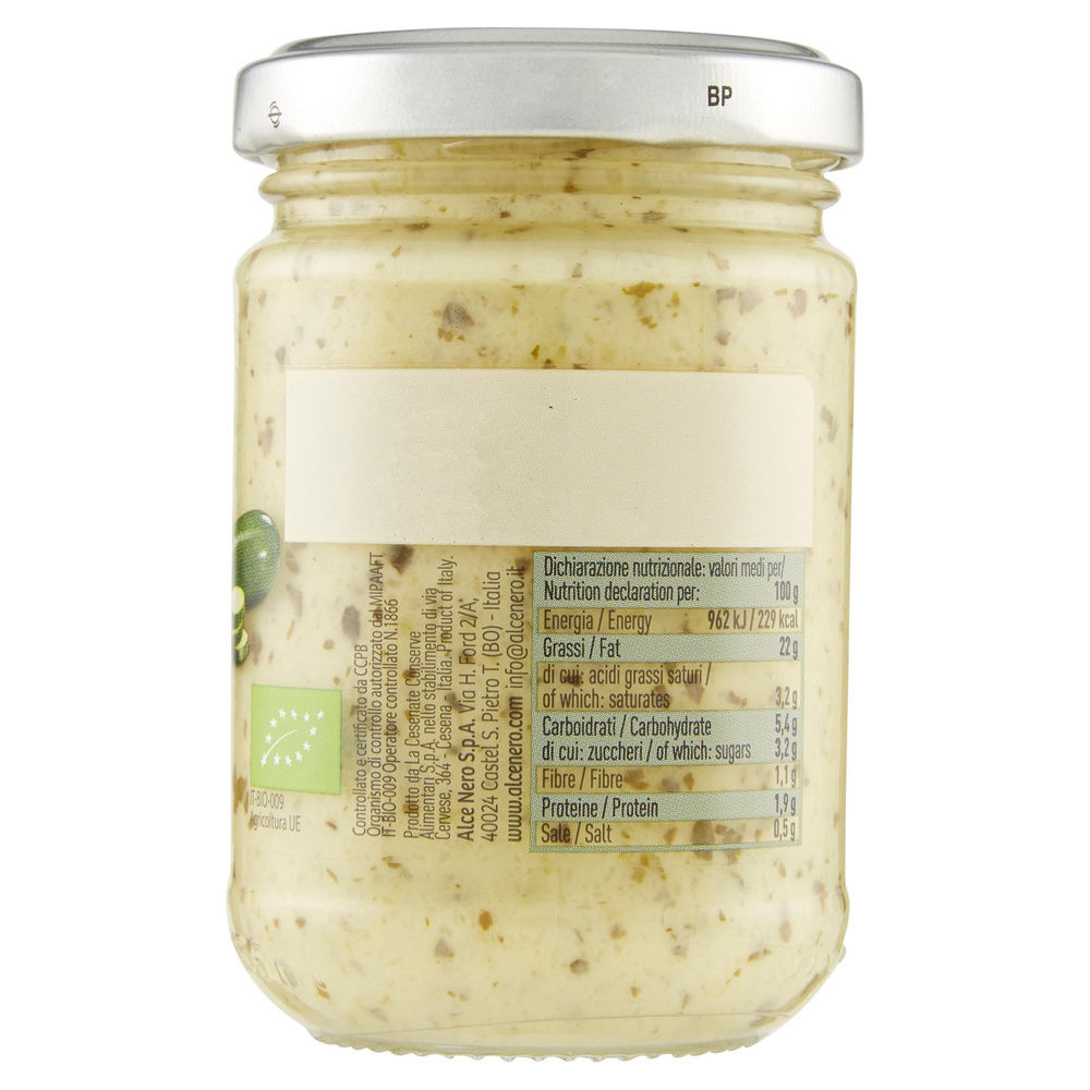 PESTO ALLE ZUCCHINE BIO ALCE NERO G 130 - 5