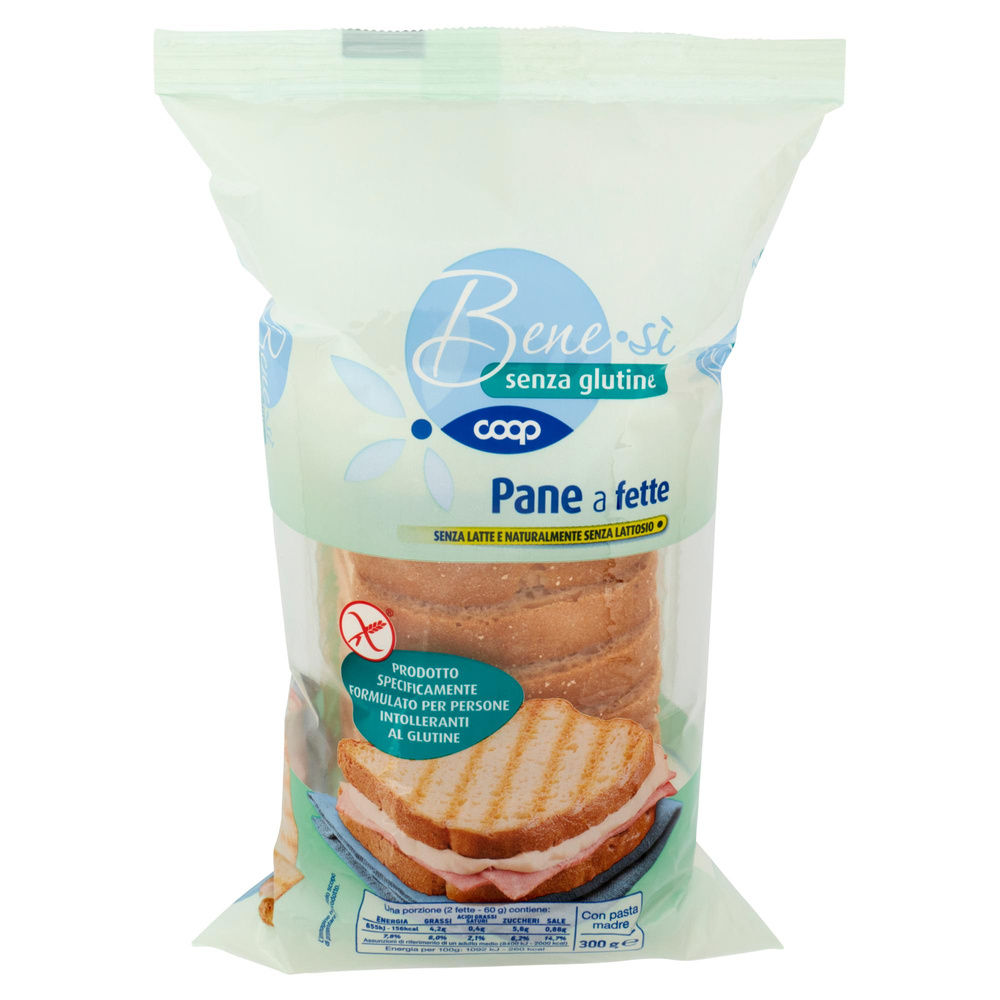 PANE A FETTE SENZA GLUTINE BENESI' COOP G  300 - 7